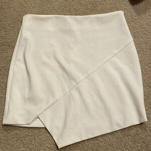 White envelope skirt